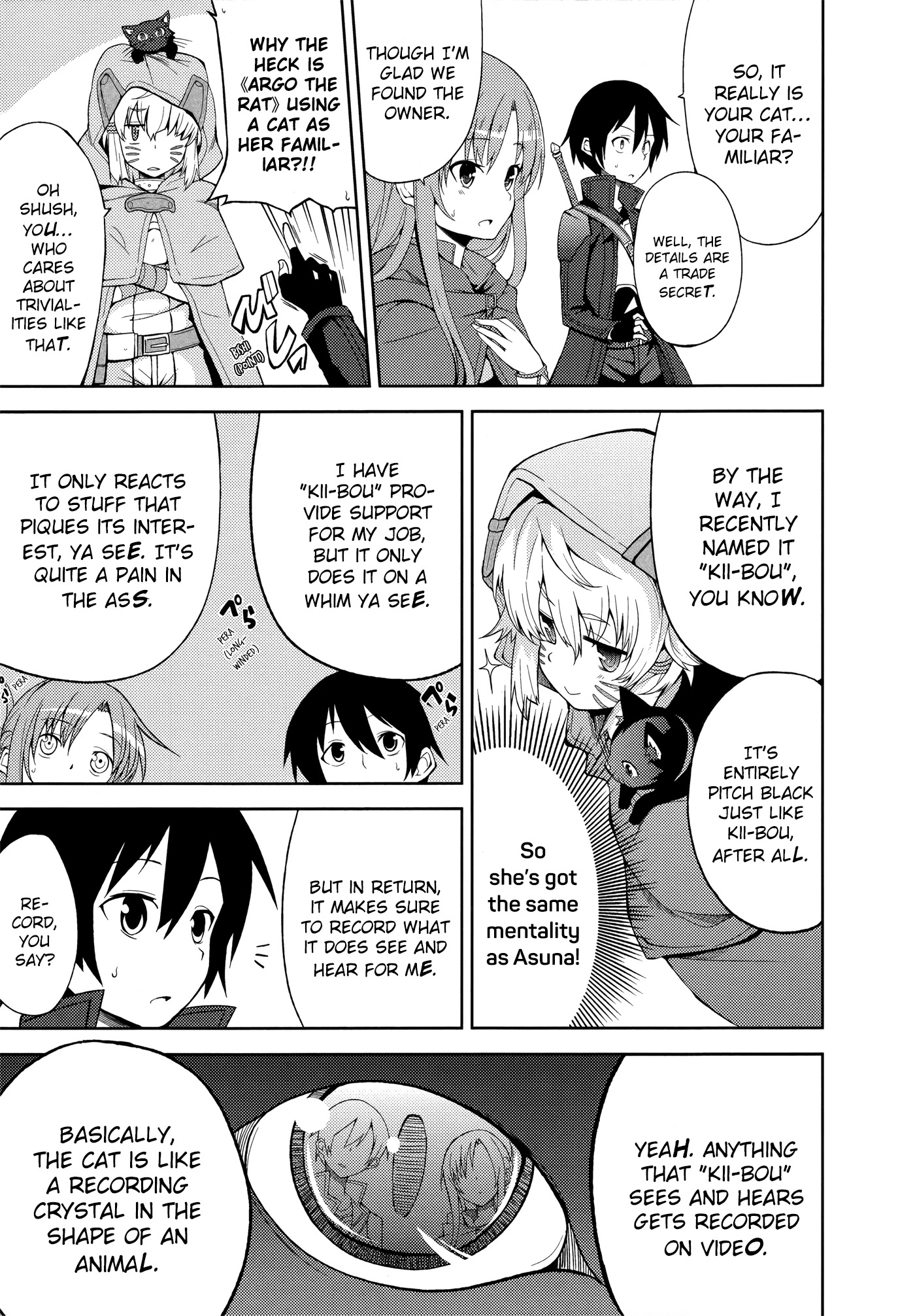 Sword Art Online Comic Anthology Chapter 1.8 page 11 - Vol.1 Chapter 8: Nekoneko Quest Online