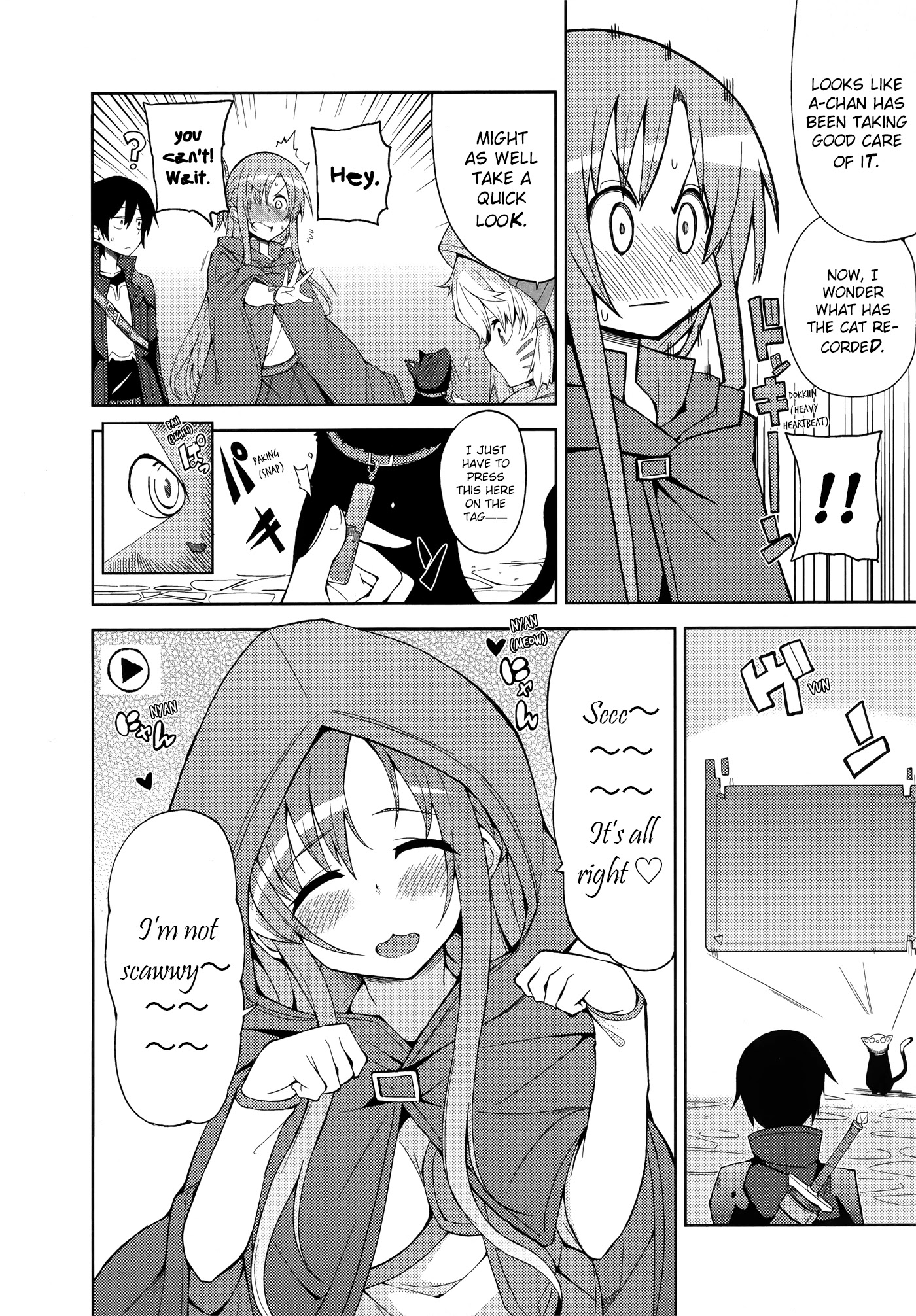 Sword Art Online Comic Anthology Chapter 1.8 page 12 - Vol.1 Chapter 8: Nekoneko Quest Online