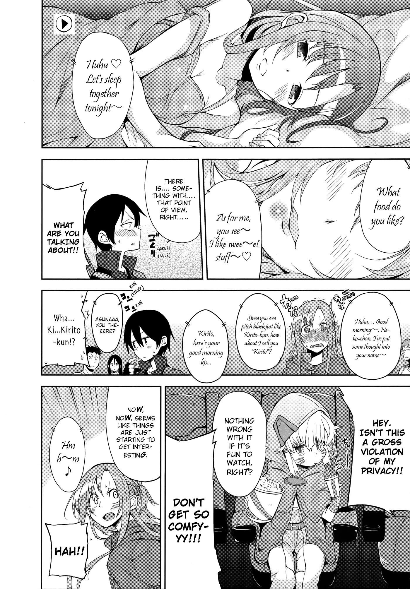 Sword Art Online Comic Anthology Chapter 1.8 page 14 - Vol.1 Chapter 8: Nekoneko Quest Online
