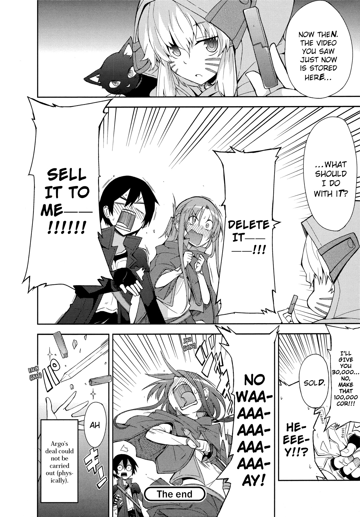 Sword Art Online Comic Anthology Chapter 1.8 page 16 - Vol.1 Chapter 8: Nekoneko Quest Online