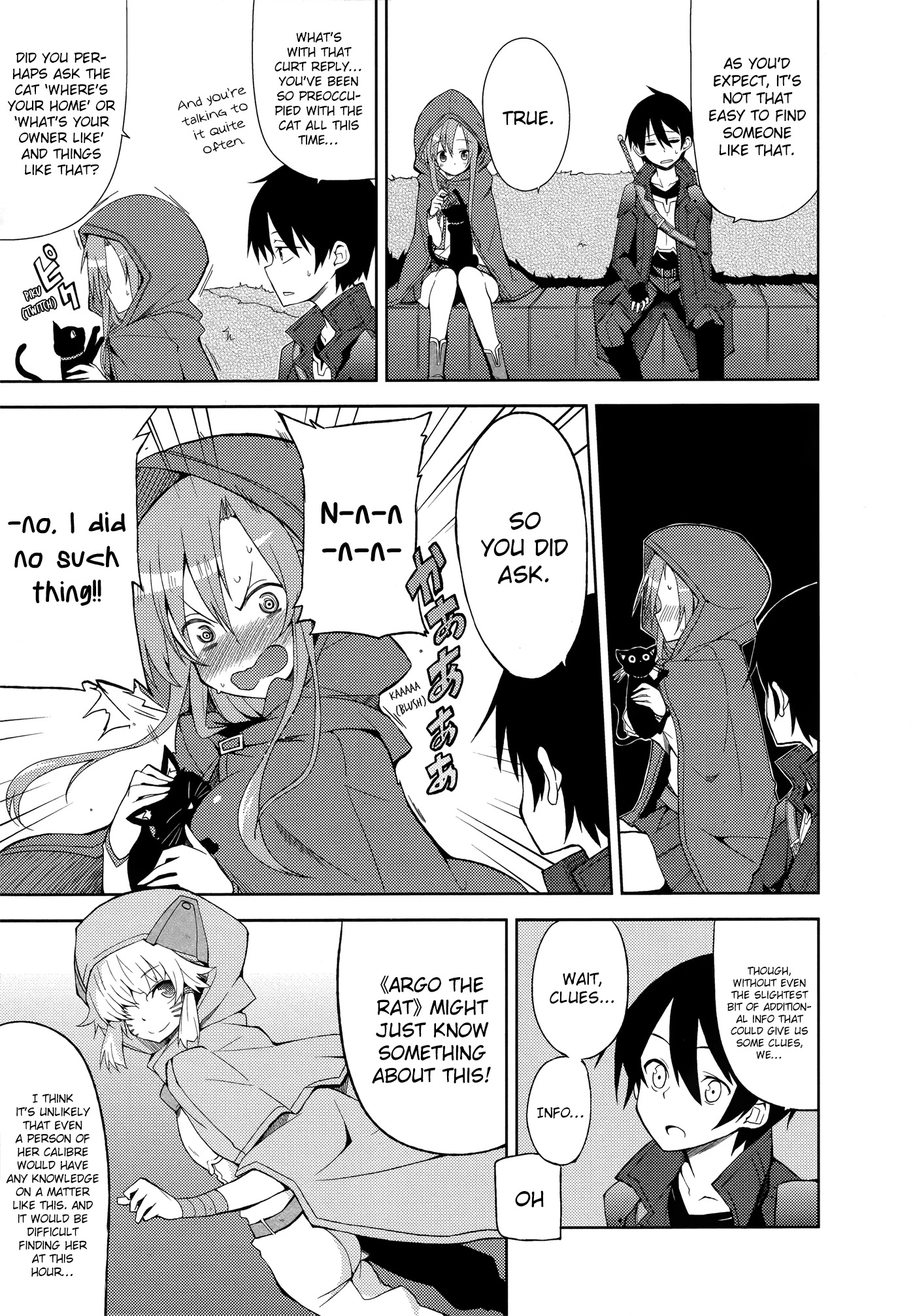 Sword Art Online Comic Anthology Chapter 1.8 page 5 - Vol.1 Chapter 8: Nekoneko Quest Online