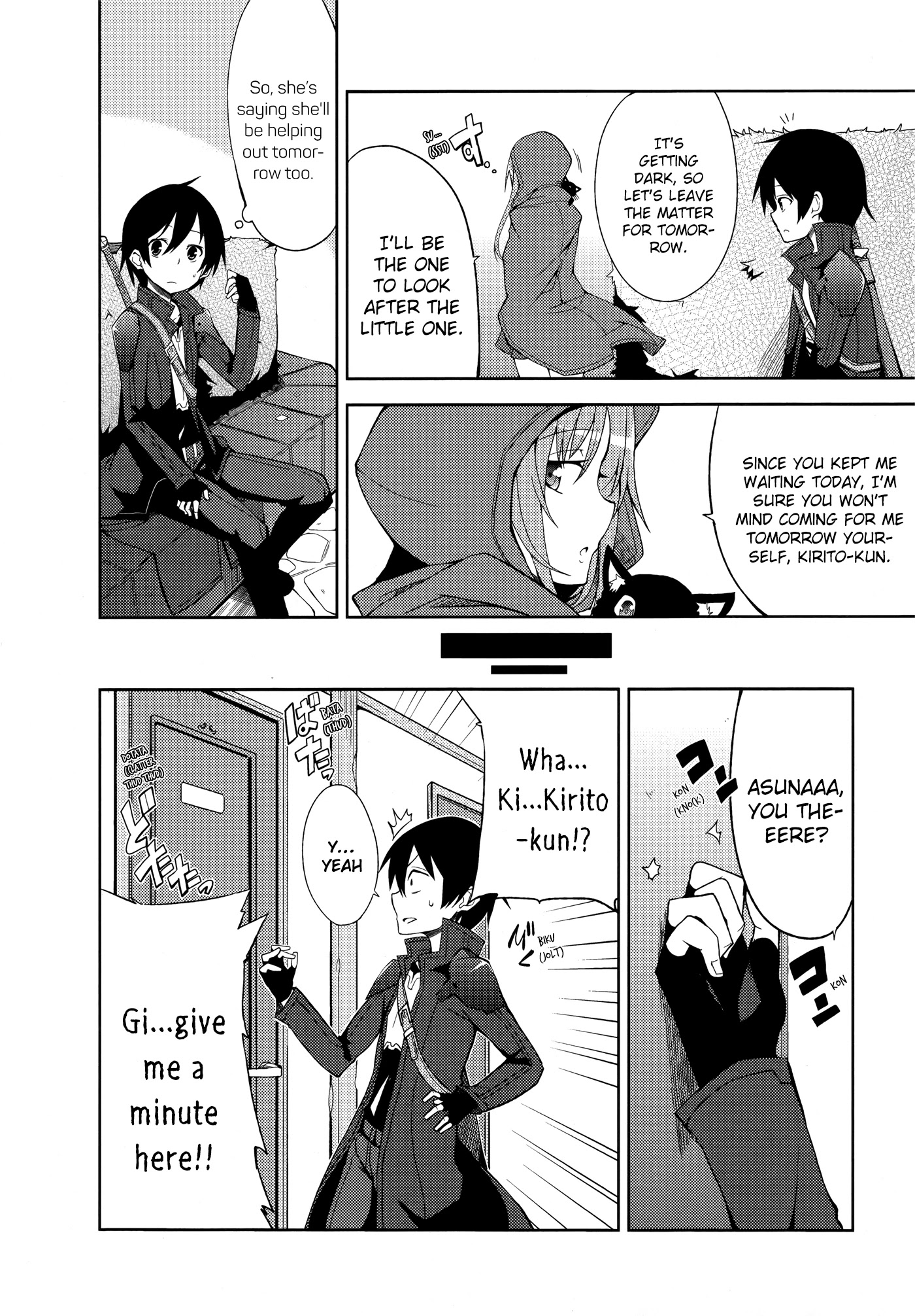 Sword Art Online Comic Anthology Chapter 1.8 page 6 - Vol.1 Chapter 8: Nekoneko Quest Online