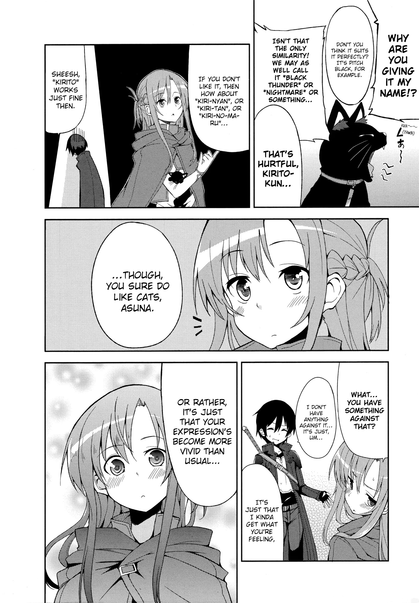 Sword Art Online Comic Anthology Chapter 1.8 page 8 - Vol.1 Chapter 8: Nekoneko Quest Online