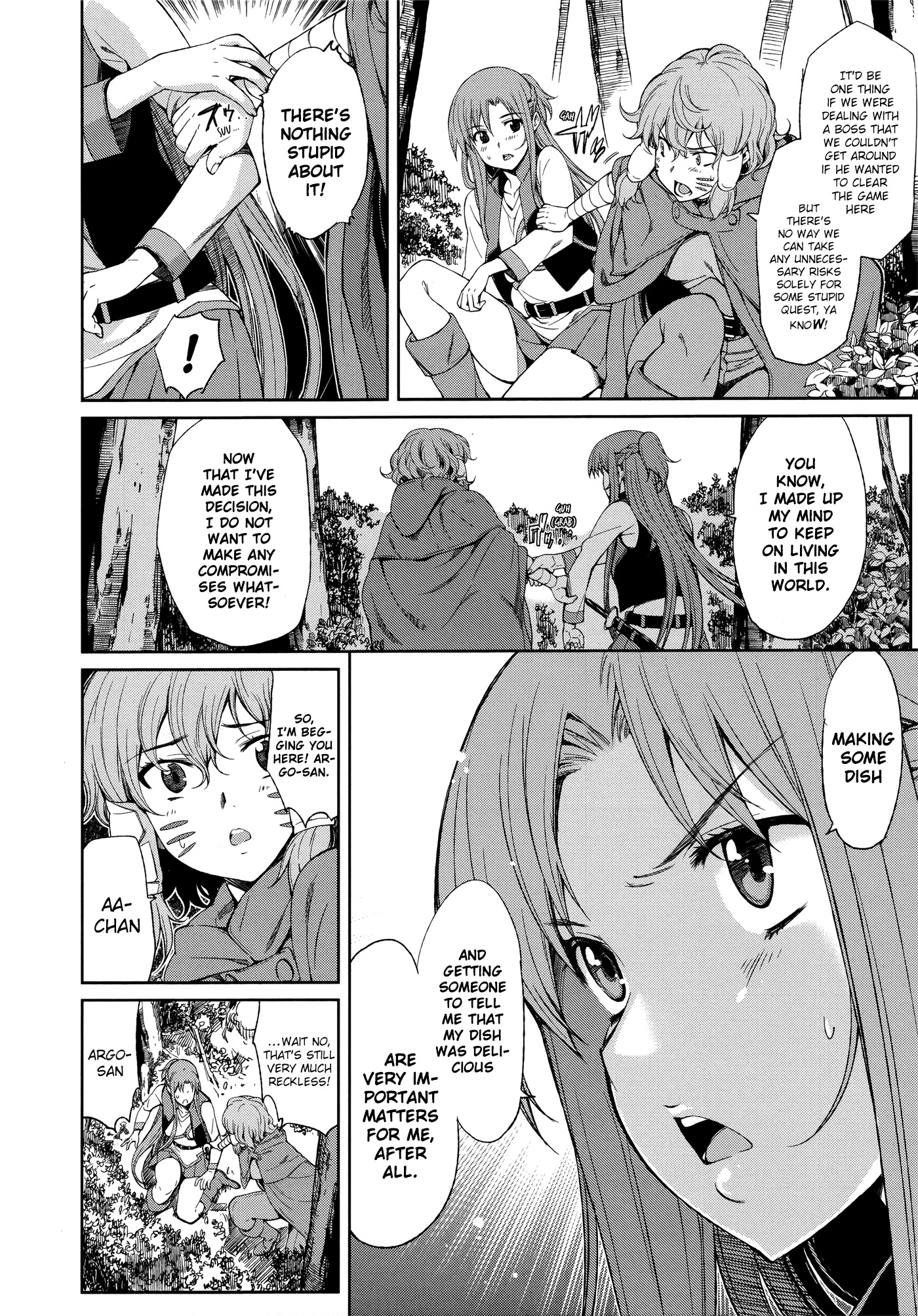 Sword Art Online Comic Anthology Chapter 1.9 page 12 - Vol.1 Chapter 9: Uncertain Argorithm