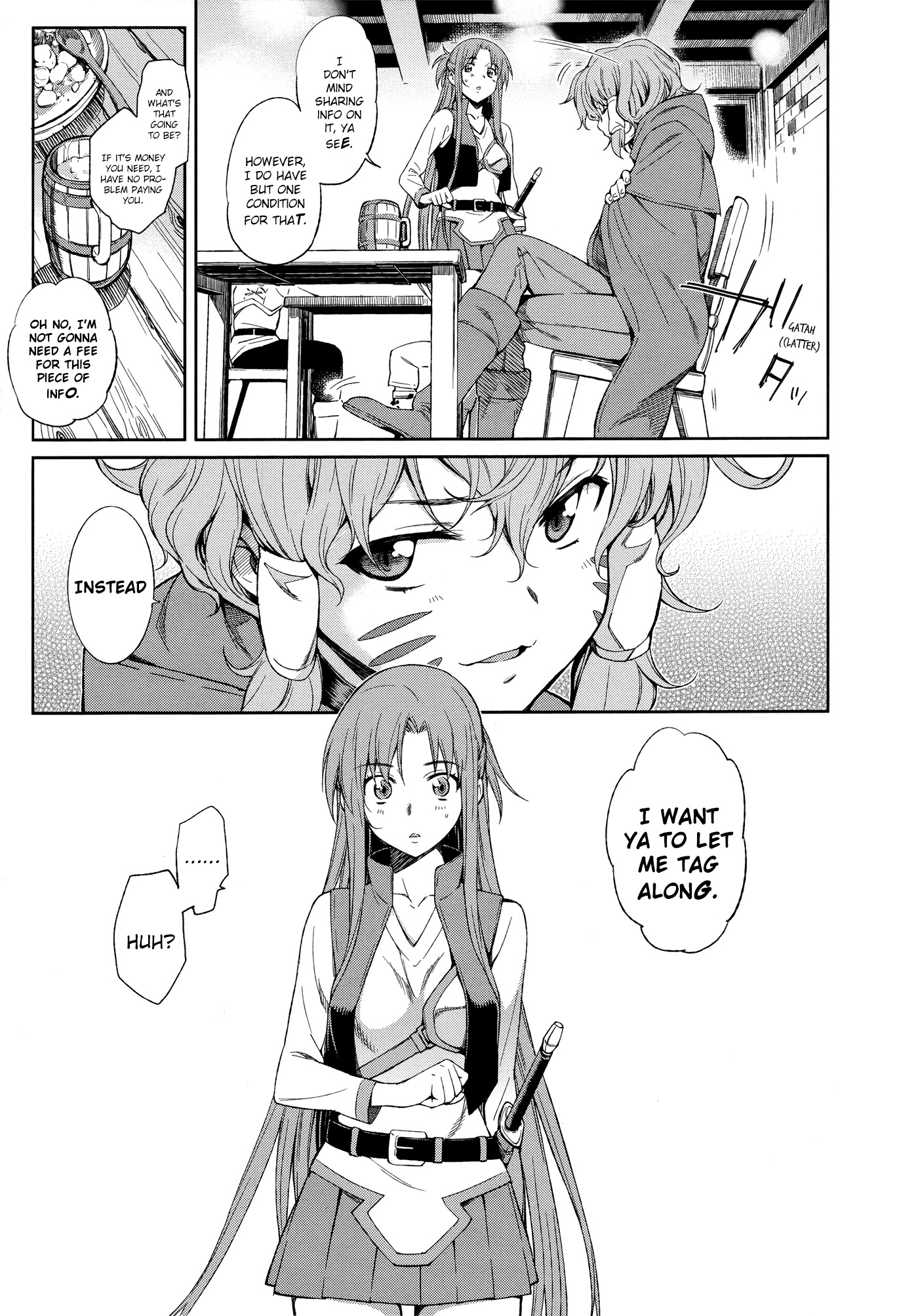Sword Art Online Comic Anthology Chapter 1.9 page 5 - Vol.1 Chapter 9: Uncertain Argorithm