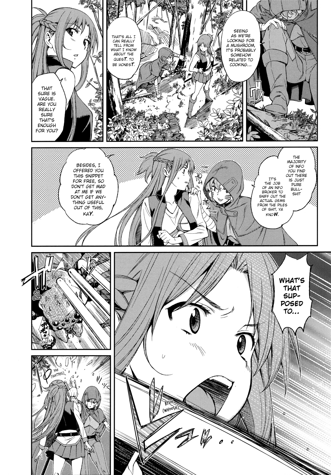 Sword Art Online Comic Anthology Chapter 1.9 page 8 - Vol.1 Chapter 9: Uncertain Argorithm