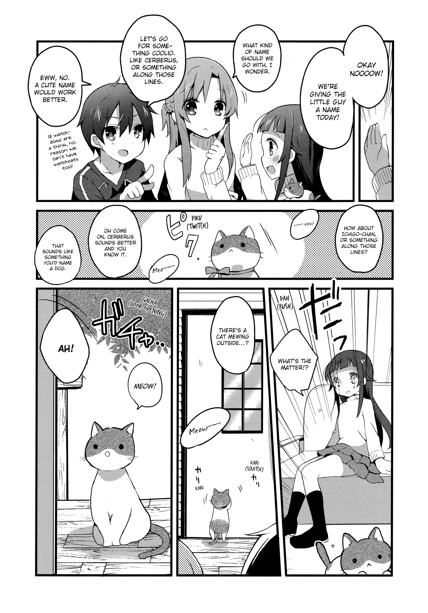 Sword Art Online Comic Anthology Chapter 2.10 page 4 - Vol.2 Chapter 10: Need to Stick Together