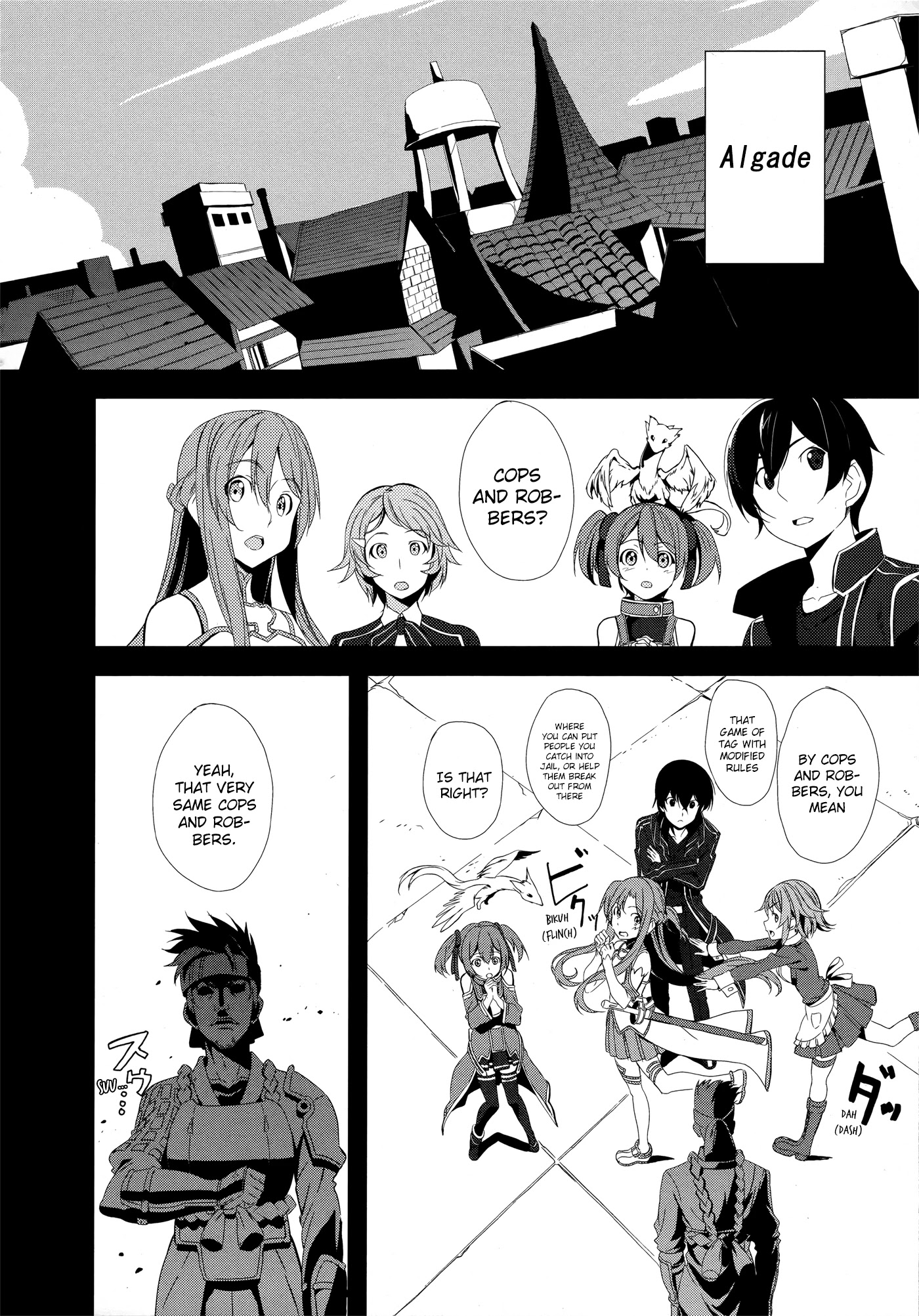 Sword Art Online Comic Anthology Chapter 2.2 page 4 - Vol.2 Chapter 2: Cops & Robbers Online