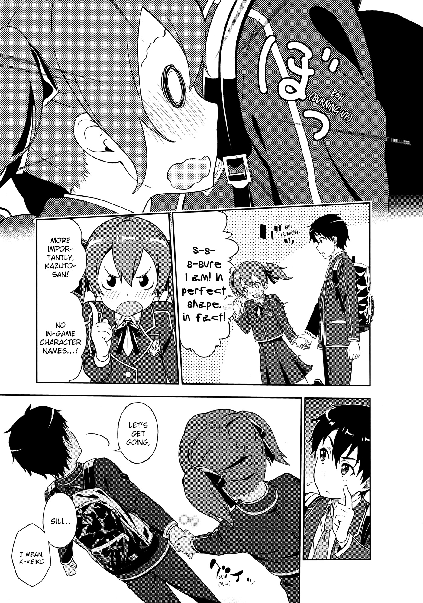 Sword Art Online Comic Anthology Chapter 2.3 page 5 - Vol.2 Chapter 3: Silica and Date Art Offline
