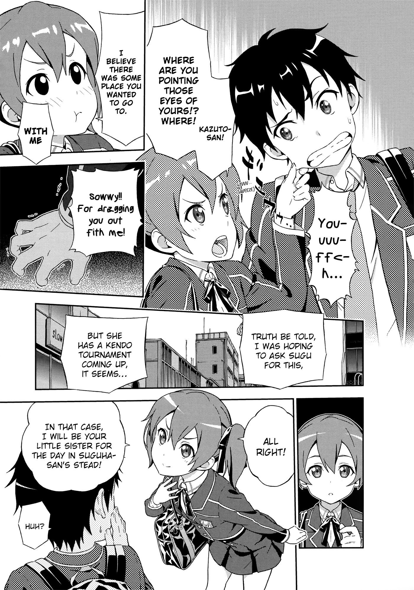 Sword Art Online Comic Anthology Chapter 2.3 page 7 - Vol.2 Chapter 3: Silica and Date Art Offline