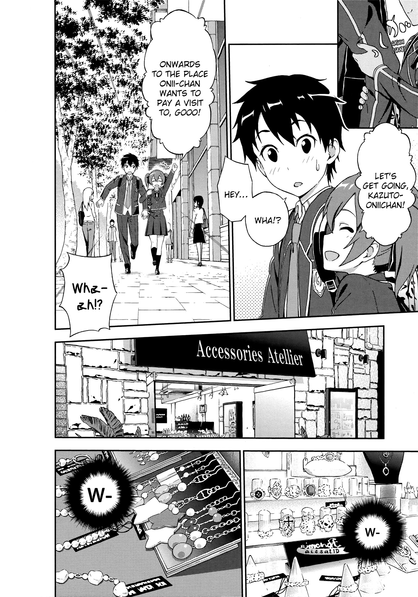 Sword Art Online Comic Anthology Chapter 2.3 page 8 - Vol.2 Chapter 3: Silica and Date Art Offline