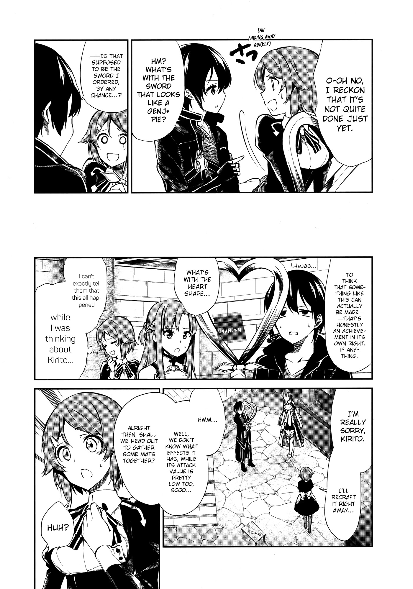 Sword Art Online Comic Anthology Chapter 2.4 page 3 - Vol.2 Chapter 4: Hearty Lisbeth