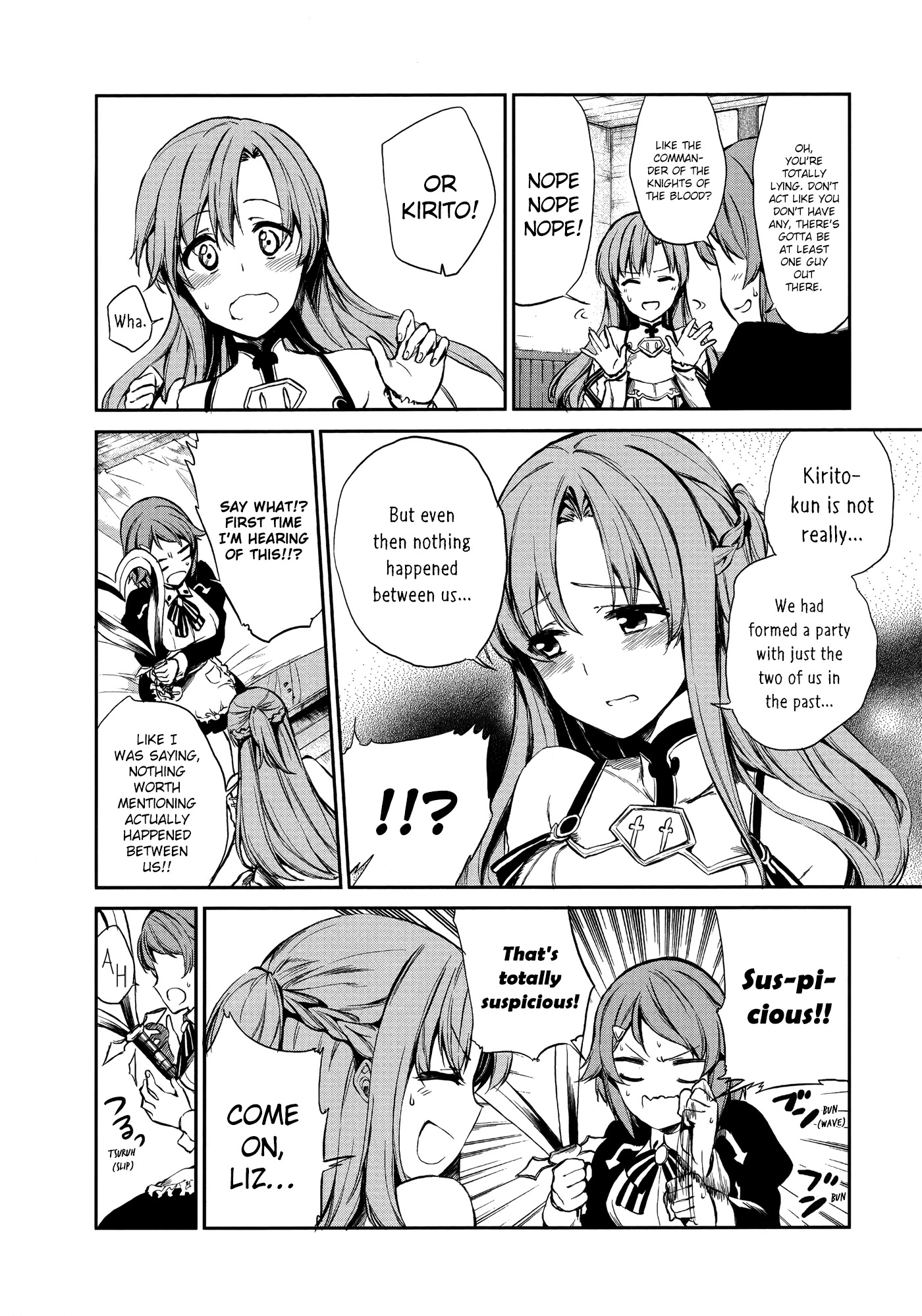 Sword Art Online Comic Anthology Chapter 2.4 page 8 - Vol.2 Chapter 4: Hearty Lisbeth