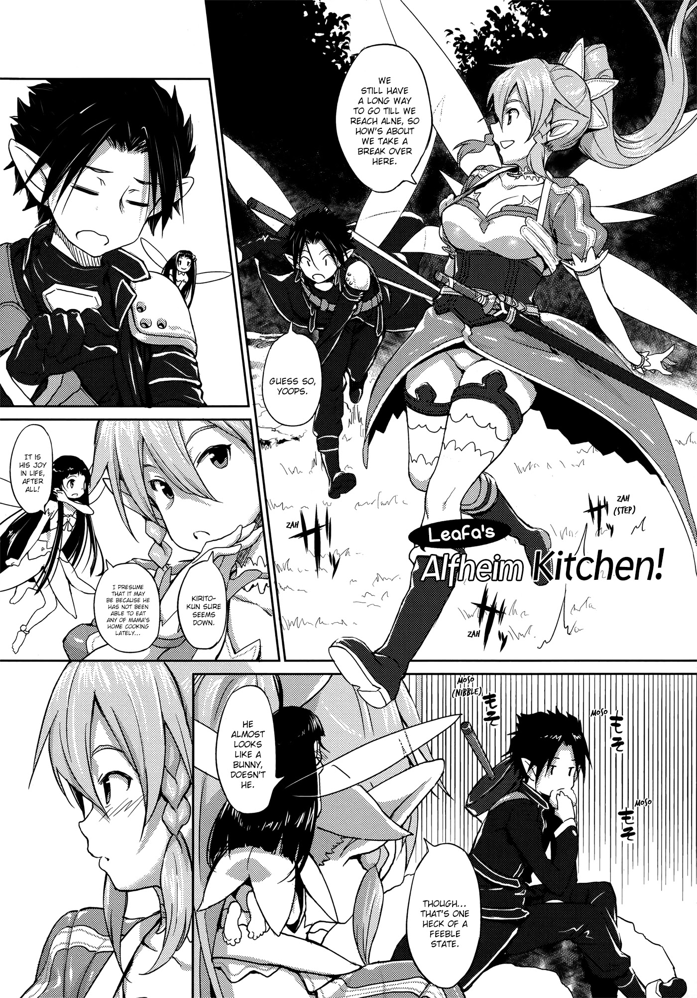 Sword Art Online Comic Anthology Chapter 2.6 page 1 - Vol.2 Chapter 6: Leafa's ALfheim Kitchen