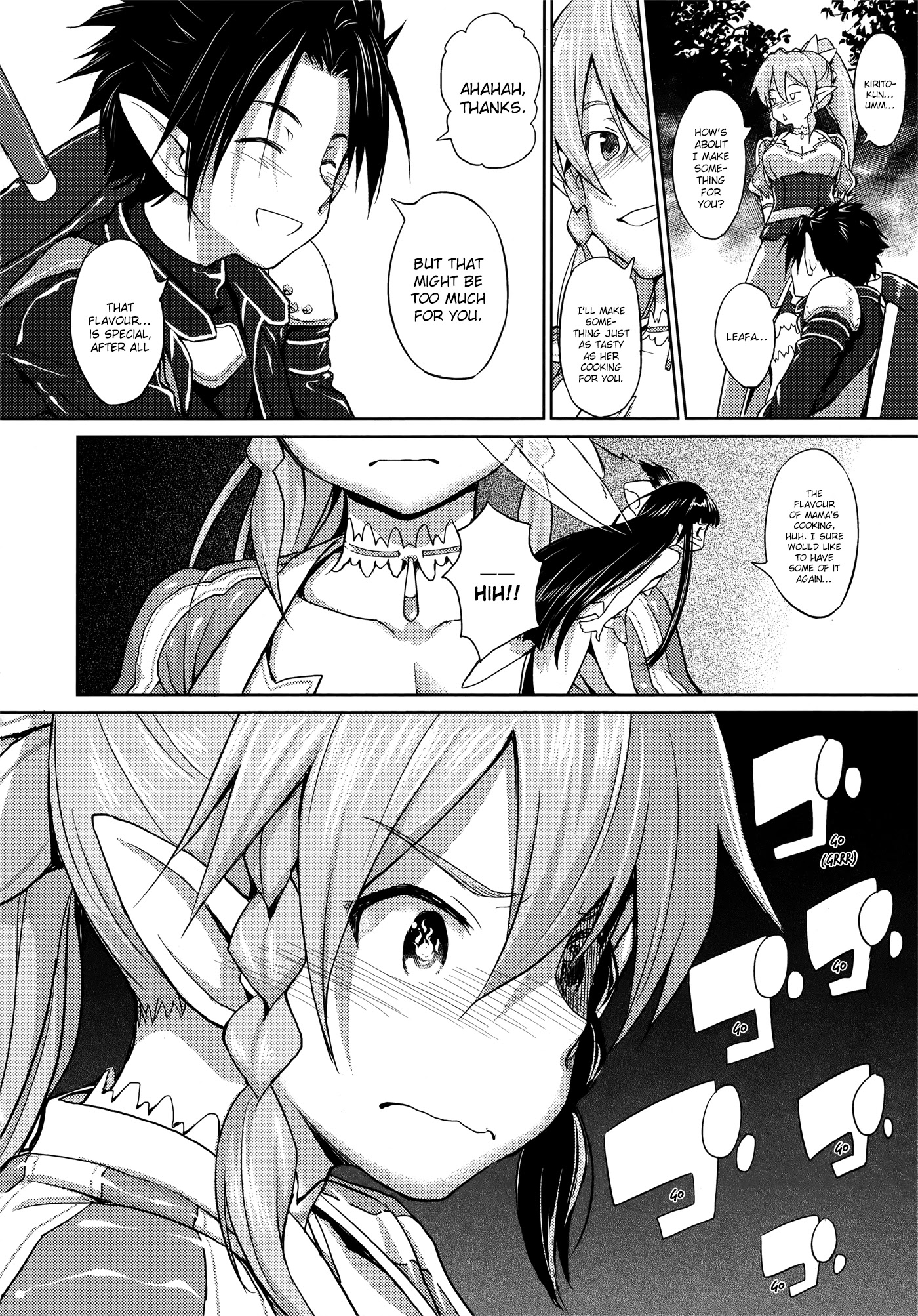 Sword Art Online Comic Anthology Chapter 2.6 page 2 - Vol.2 Chapter 6: Leafa's ALfheim Kitchen