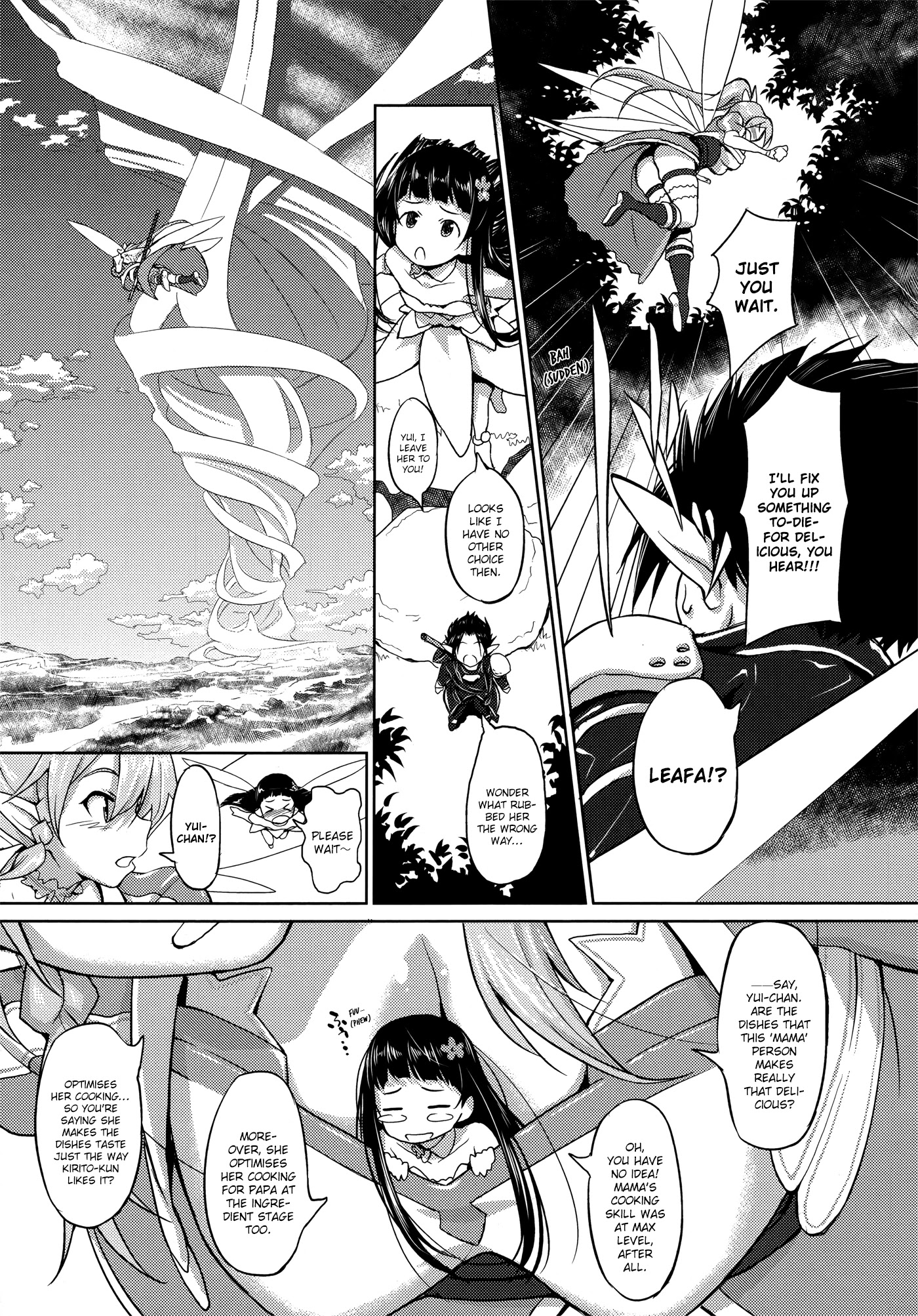 Sword Art Online Comic Anthology Chapter 2.6 page 3 - Vol.2 Chapter 6: Leafa's ALfheim Kitchen
