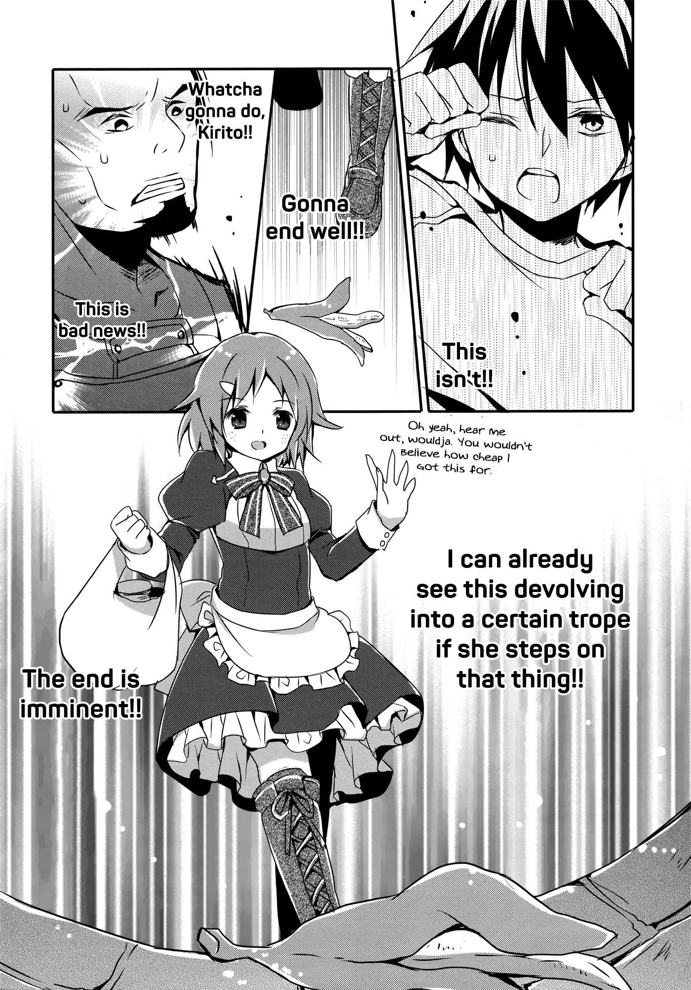 Sword Art Online Comic Anthology Chapter 2.7 page 10 - Vol.2 Chapter 7: Heart Pounding Online