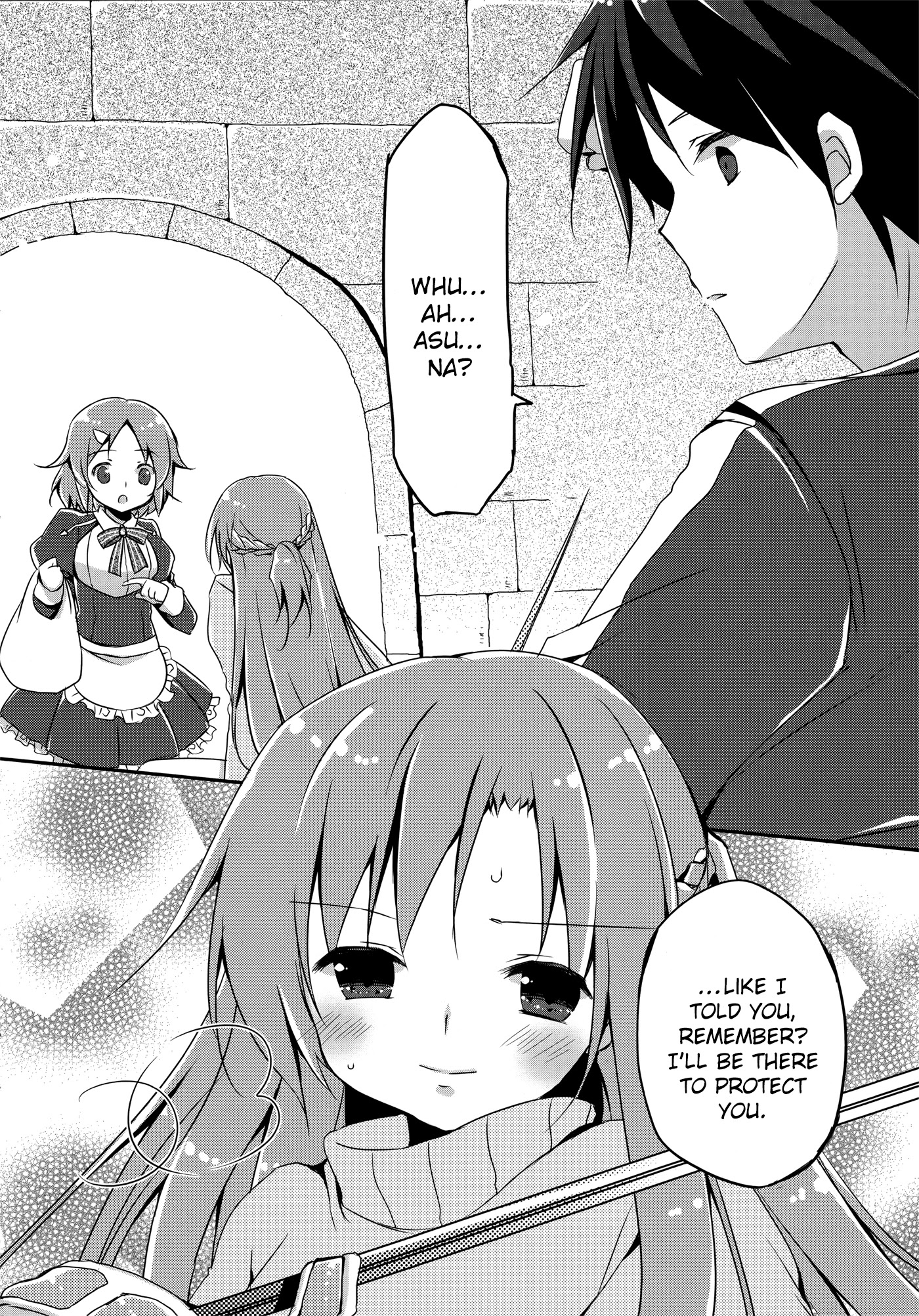 Sword Art Online Comic Anthology Chapter 2.7 page 12 - Vol.2 Chapter 7: Heart Pounding Online