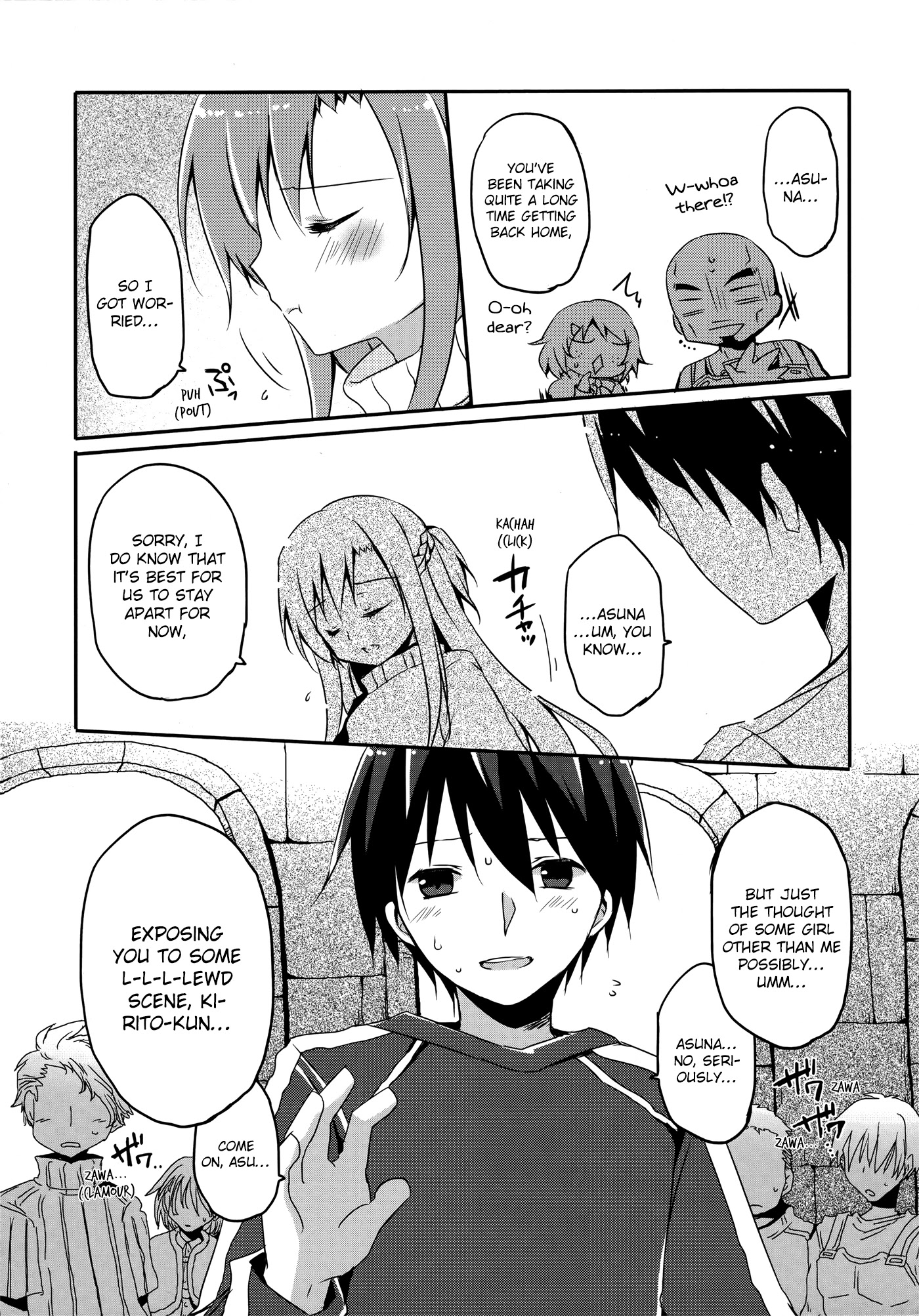 Sword Art Online Comic Anthology Chapter 2.7 page 13 - Vol.2 Chapter 7: Heart Pounding Online