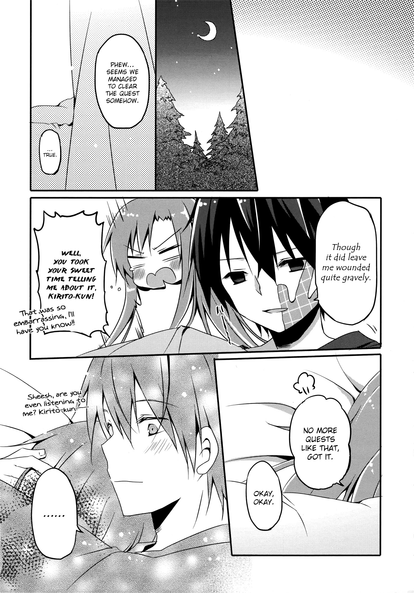 Sword Art Online Comic Anthology Chapter 2.7 page 15 - Vol.2 Chapter 7: Heart Pounding Online