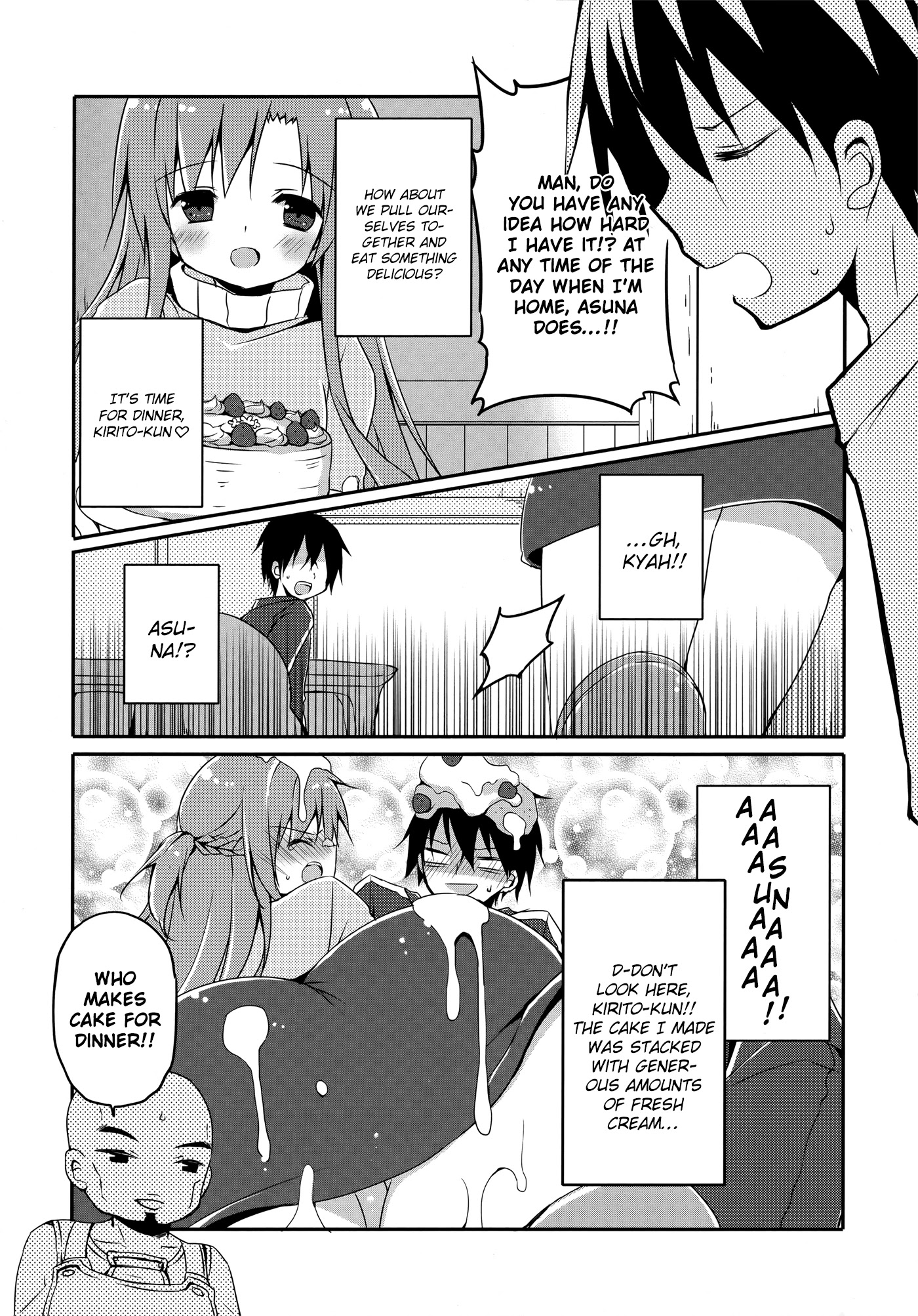 Sword Art Online Comic Anthology Chapter 2.7 page 5 - Vol.2 Chapter 7: Heart Pounding Online