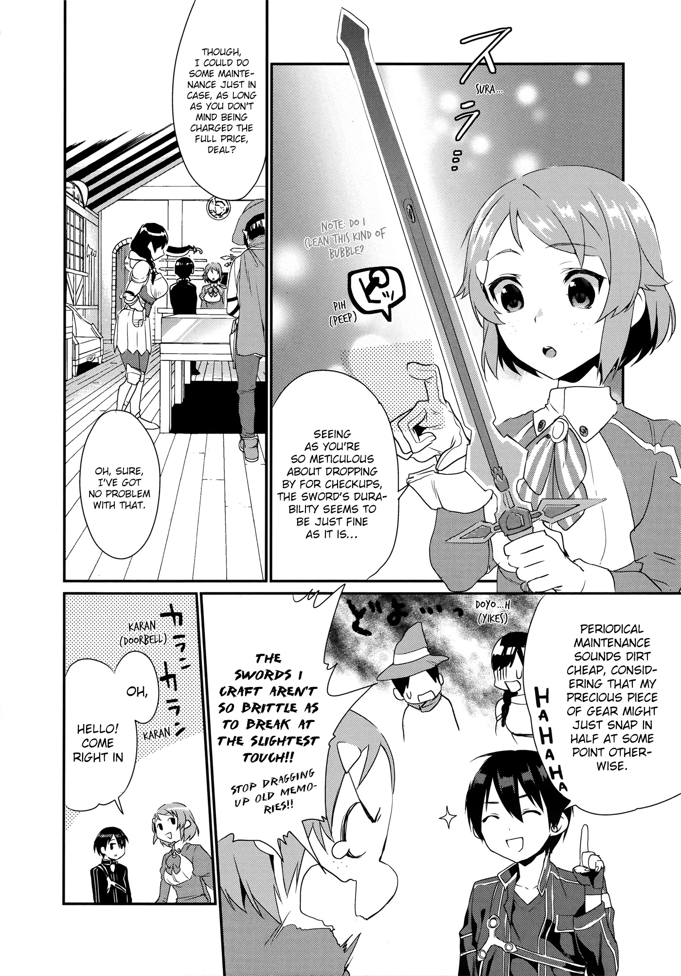 Sword Art Online Comic Anthology Chapter 2.9 page 2 - Vol.2 Chapter 9: Offline Smith