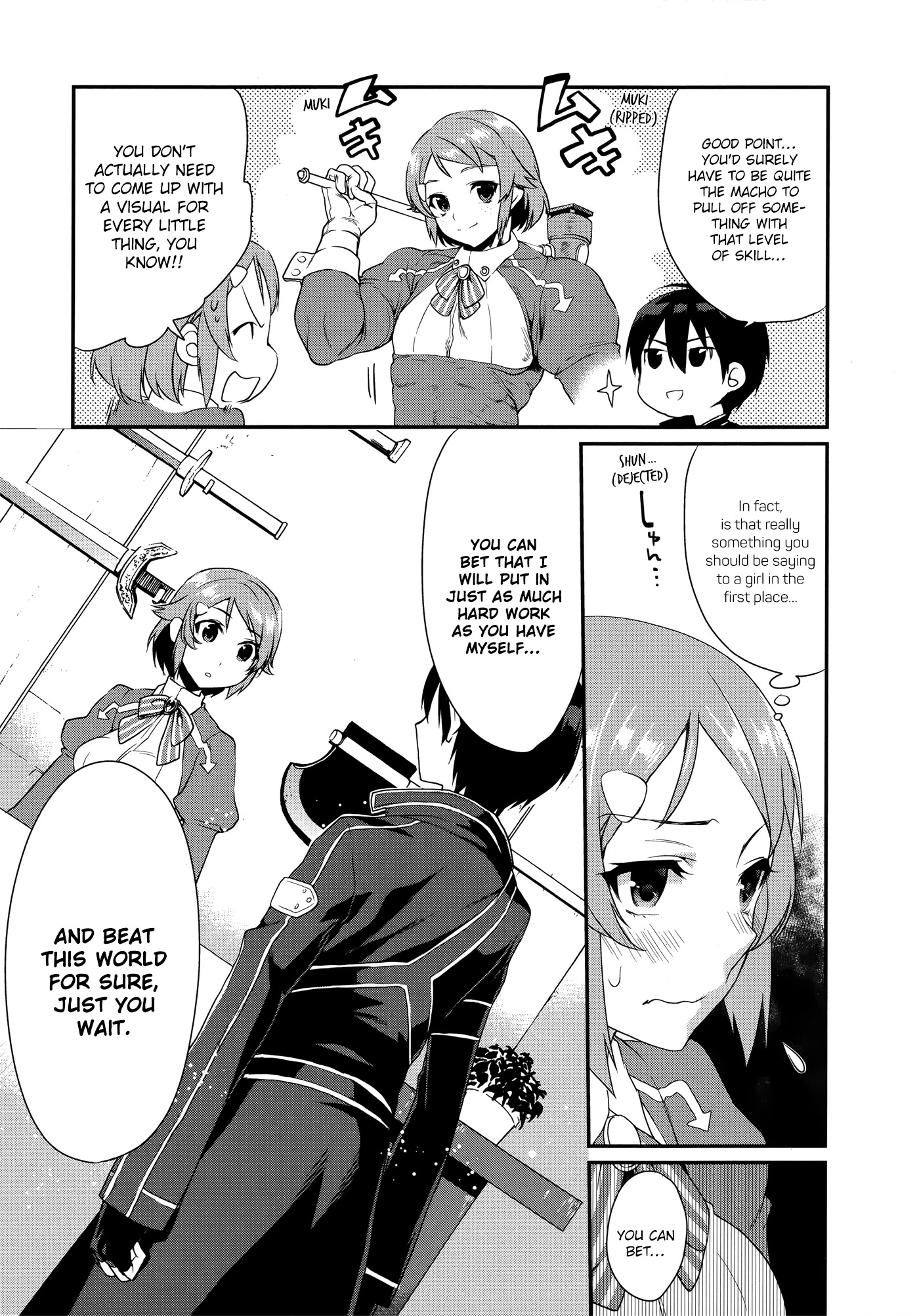 Sword Art Online Comic Anthology Chapter 2.9 page 5 - Vol.2 Chapter 9: Offline Smith