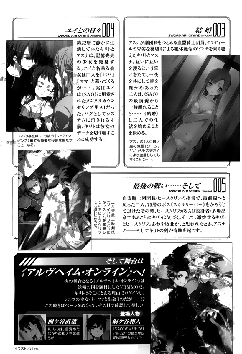 Sword Art Online - Fairy Dance Chapter 1 page 10 - Chapter 1
