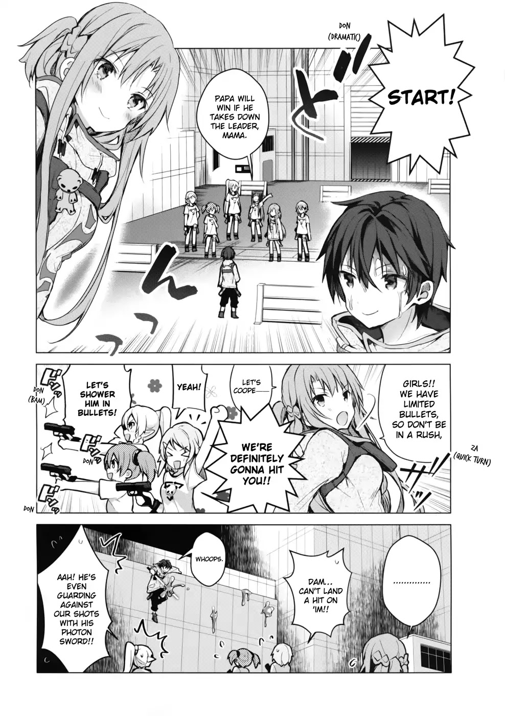 Sword Art Online - Kirito's Gun Gale Wars Chapter 1 page 10 - Chapter 1: 1st Night