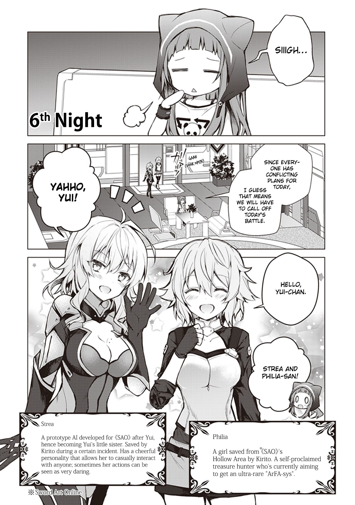 Sword Art Online - Kirito's Gun Gale Wars Chapter 6 page 1 - Chapter 6: 6th Night