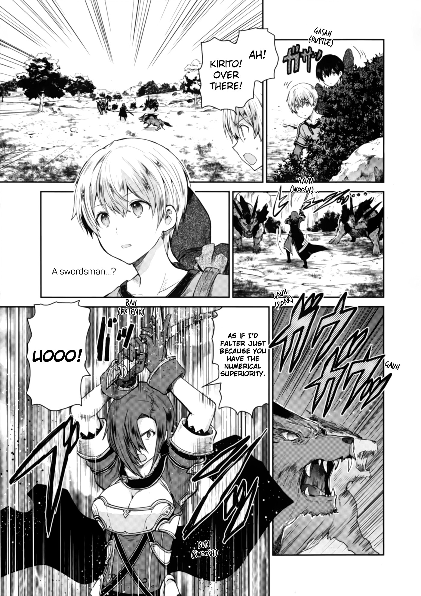 Sword Art Online - Lycoris Chapter 1 page 10 - Chapter 1: Blue and Red - The Path to Knighthood