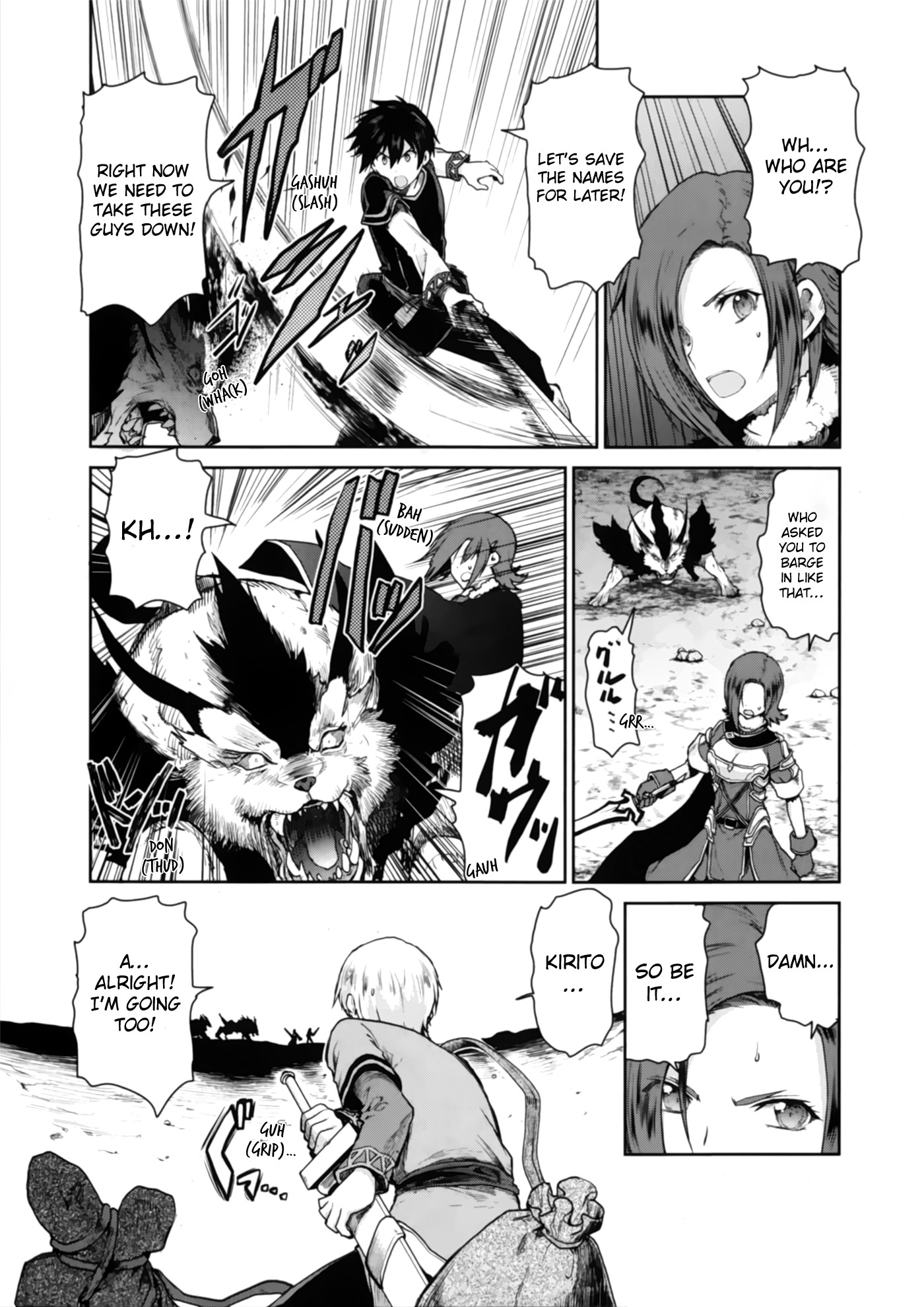 Sword Art Online - Lycoris Chapter 1 page 14 - Chapter 1: Blue and Red - The Path to Knighthood