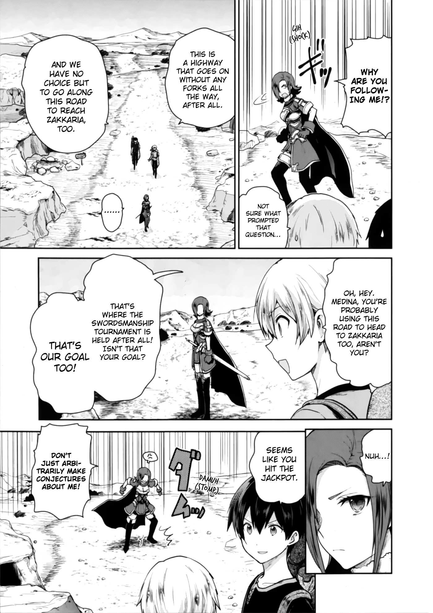 Sword Art Online - Lycoris Chapter 1 page 18 - Chapter 1: Blue and Red - The Path to Knighthood