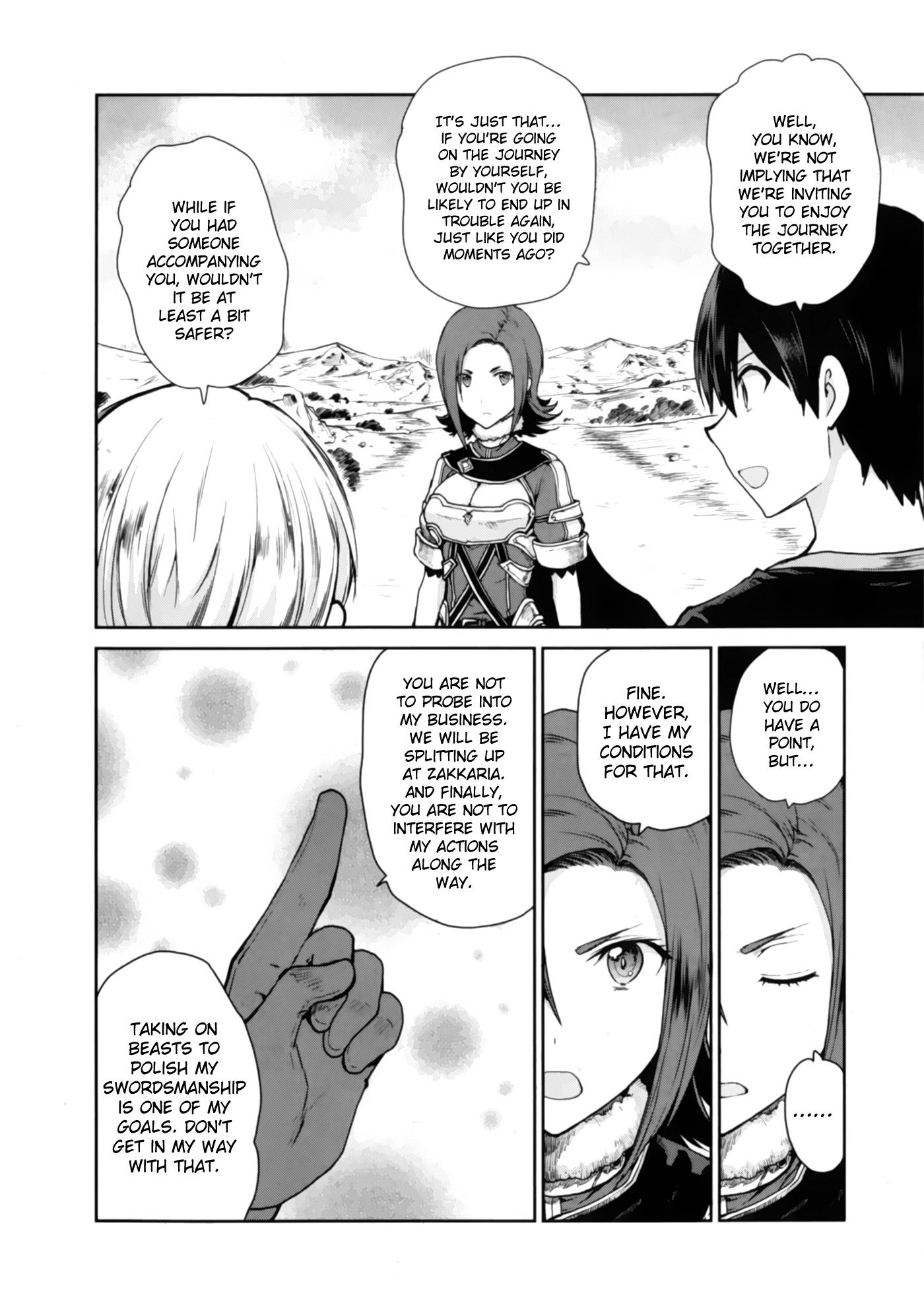 Sword Art Online - Lycoris Chapter 1 page 19 - Chapter 1: Blue and Red - The Path to Knighthood