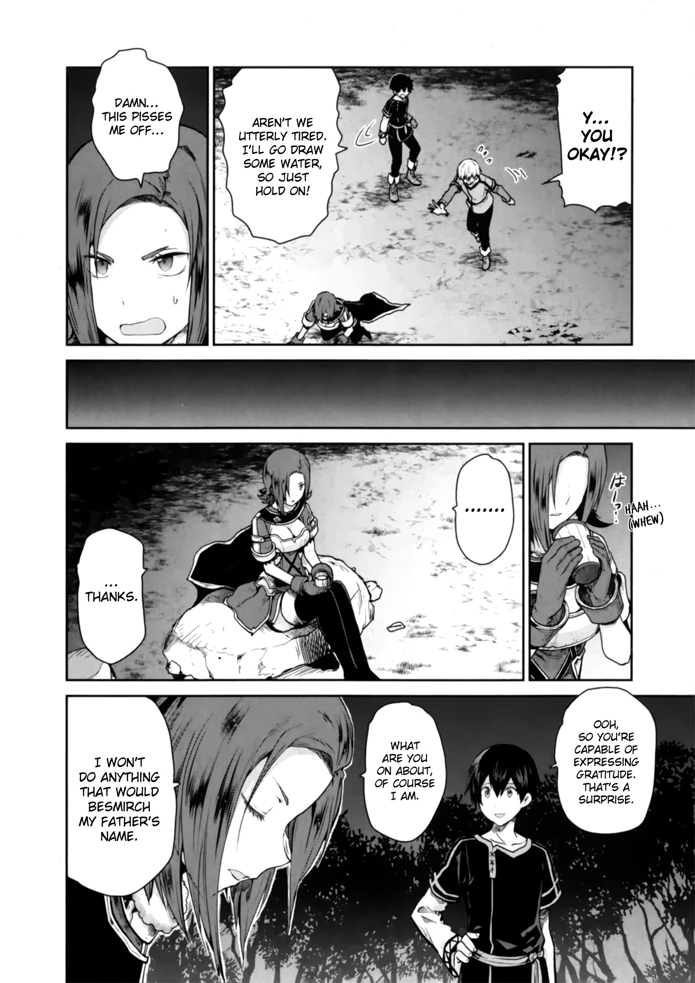 Sword Art Online - Lycoris Chapter 1 page 23 - Chapter 1: Blue and Red - The Path to Knighthood
