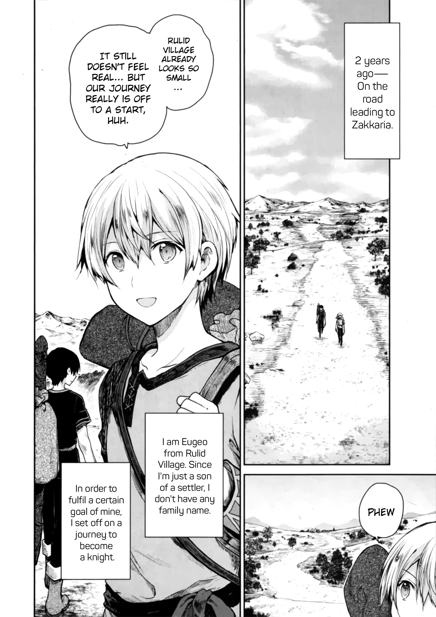 Sword Art Online - Lycoris Chapter 1 page 3 - Chapter 1: Blue and Red - The Path to Knighthood