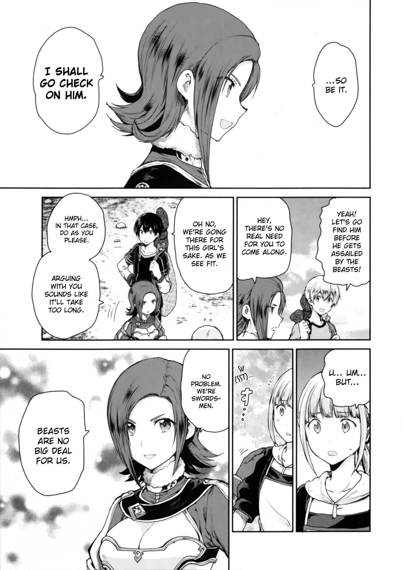 Sword Art Online - Lycoris Chapter 1 page 32 - Chapter 1: Blue and Red - The Path to Knighthood