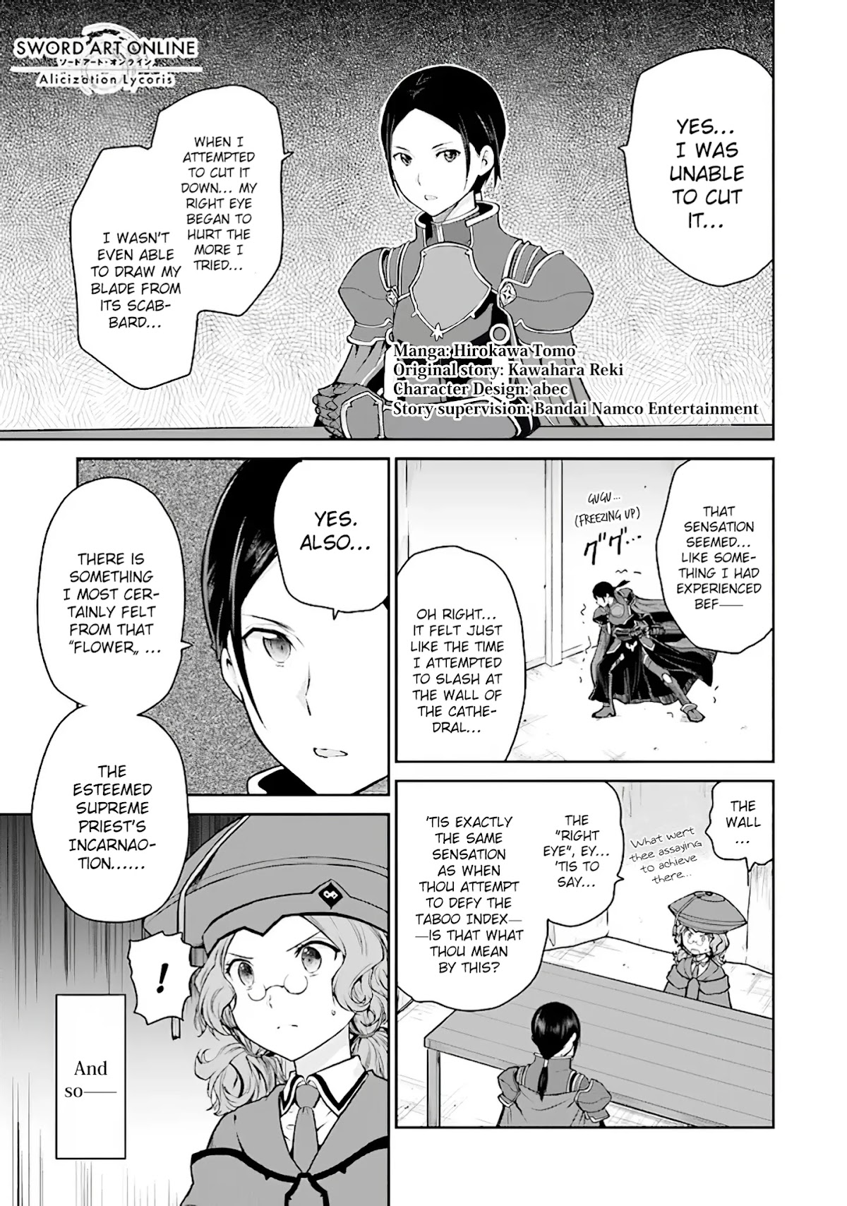 Sword Art Online - Lycoris Chapter 10 page 1 - Chapter 10: Save the World