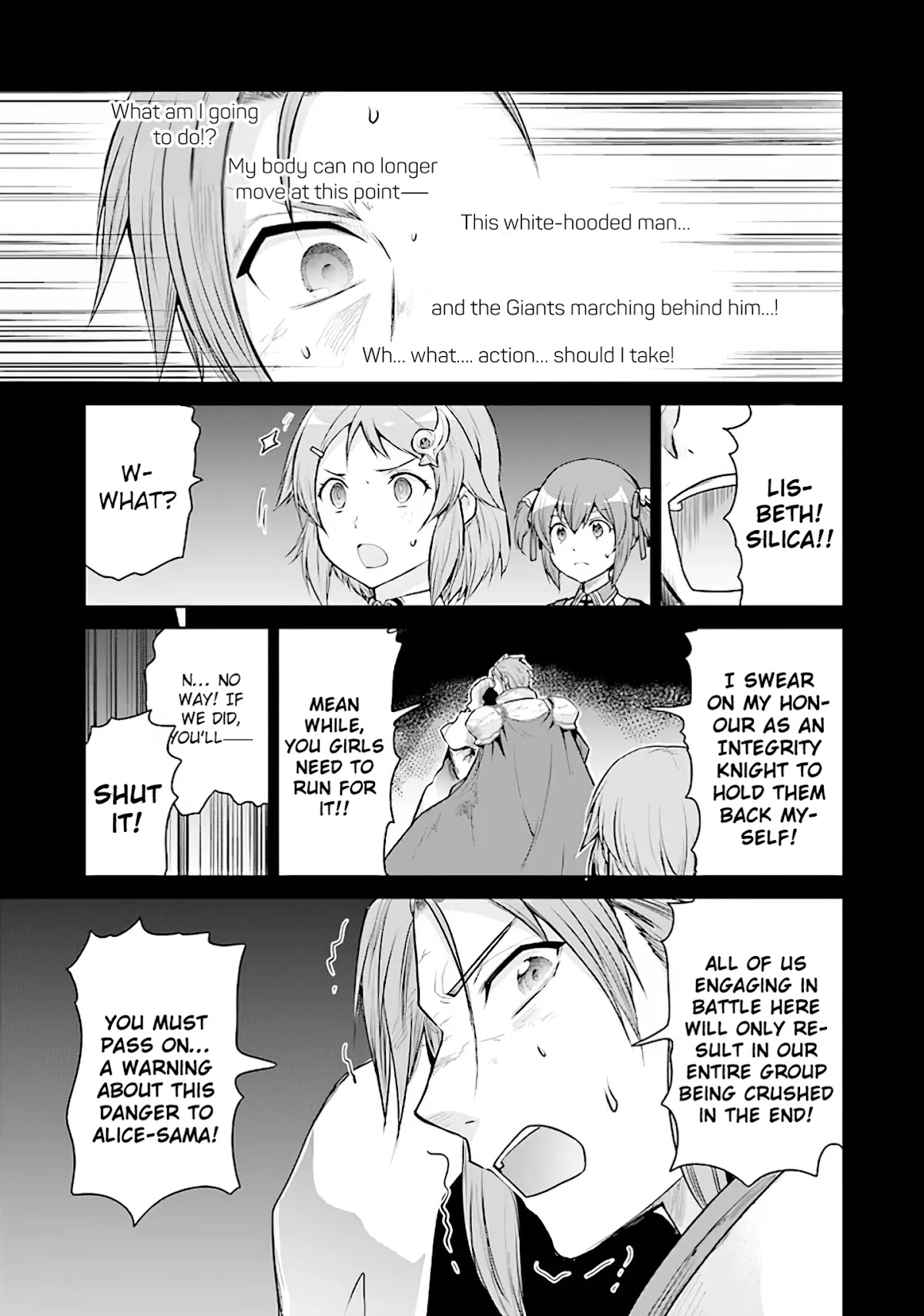Sword Art Online - Lycoris Chapter 12 page 24 - Chapter 12: The Saviour Medina and the Shadow from the Dark Territory