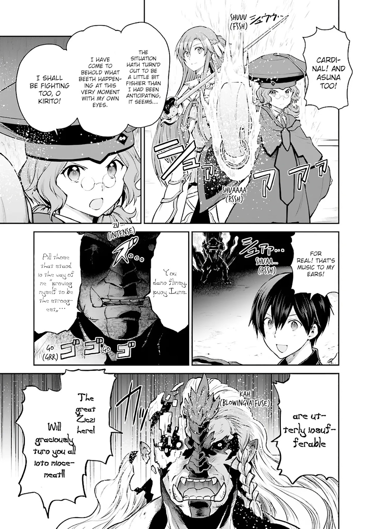 Sword Art Online - Lycoris Chapter 15 page 5 - Chapter 15: Those that Stand Side-by-Side