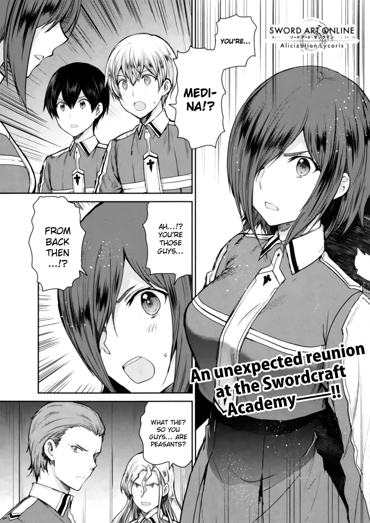Sword Art Online - Lycoris Chapter 3 page 1 - Chapter 3: Nobles
