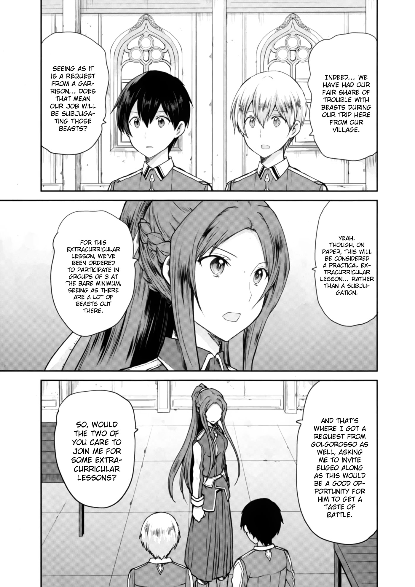 Sword Art Online - Lycoris Chapter 3 page 23 - Chapter 3: Nobles