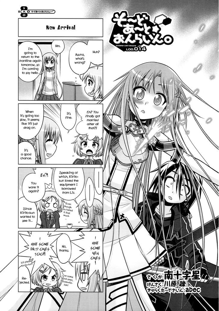 Sword Art Online (MINAMI Juusei) Chapter 14 page 1 - Chapter 14