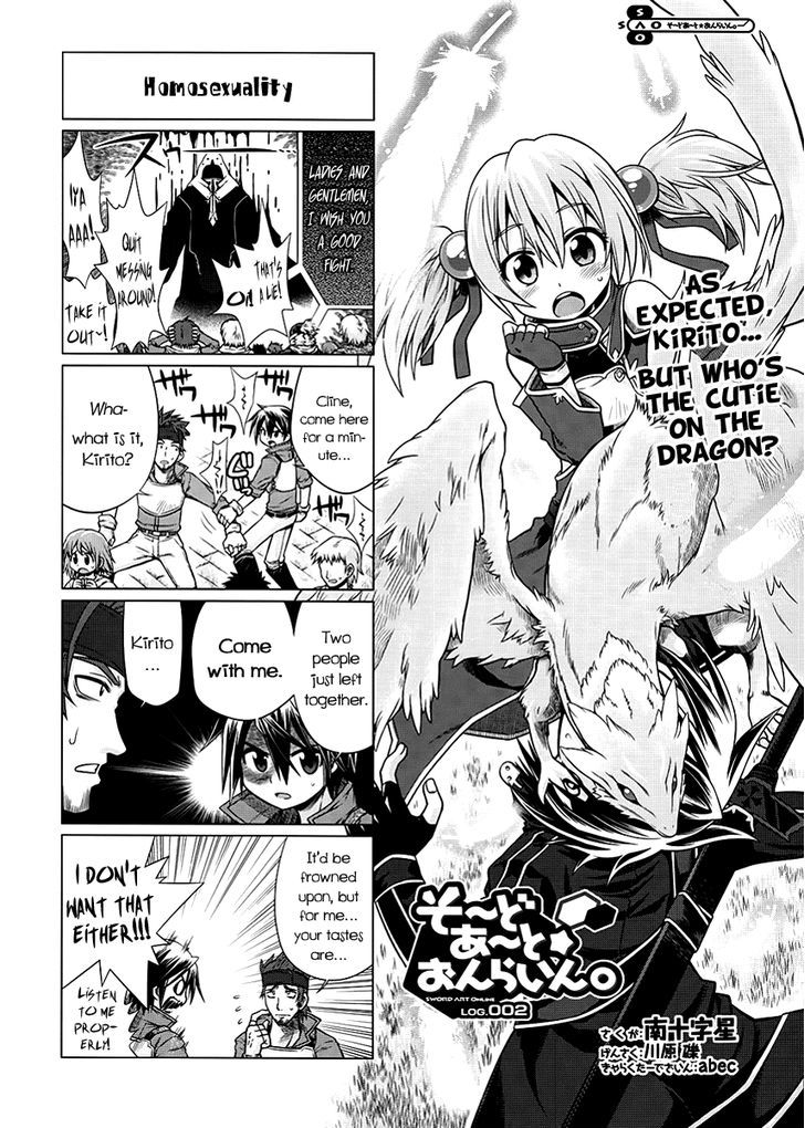 Sword Art Online (MINAMI Juusei) Chapter 2 page 1 - Chapter 2
