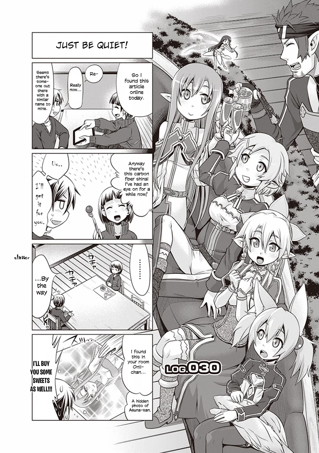 Sword Art Online (MINAMI Juusei) Chapter 30 page 1 - Chapter 30
