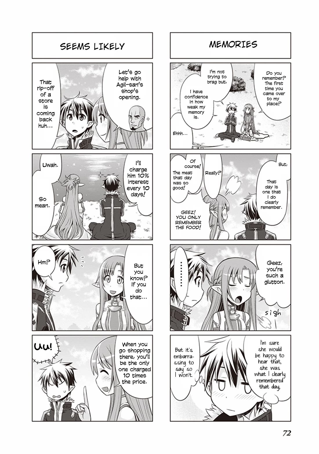 Sword Art Online (MINAMI Juusei) Chapter 33 page 7 - Chapter 33
