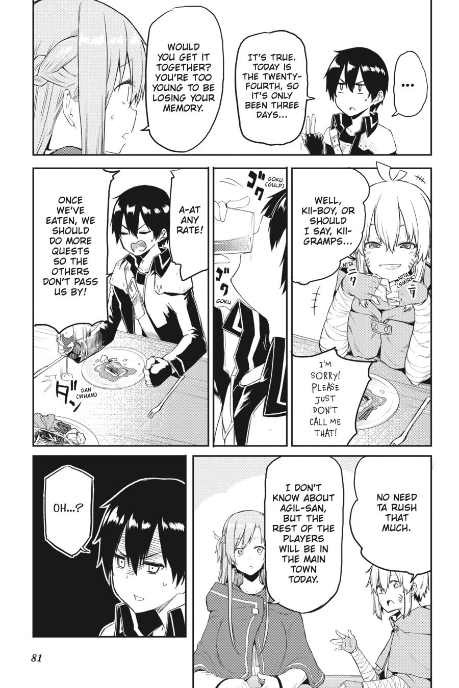 Sword Art Online: Progressive - Houei no Barcarole Chapter 11 page 7 - Chapter 11