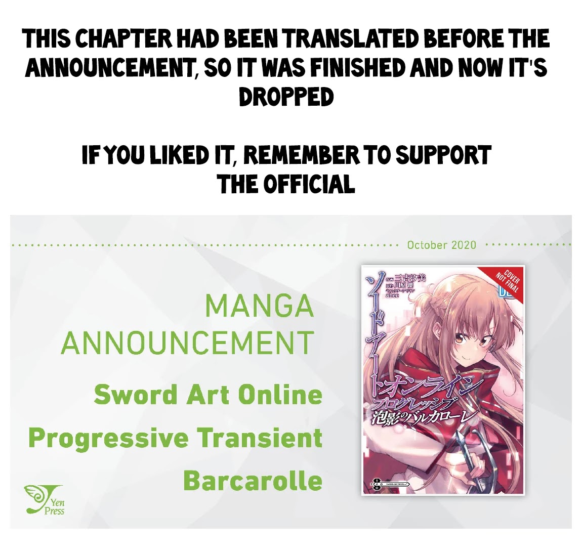 Sword Art Online: Progressive - Houei no Barcarole Chapter 3 page 2 - Chapter 3