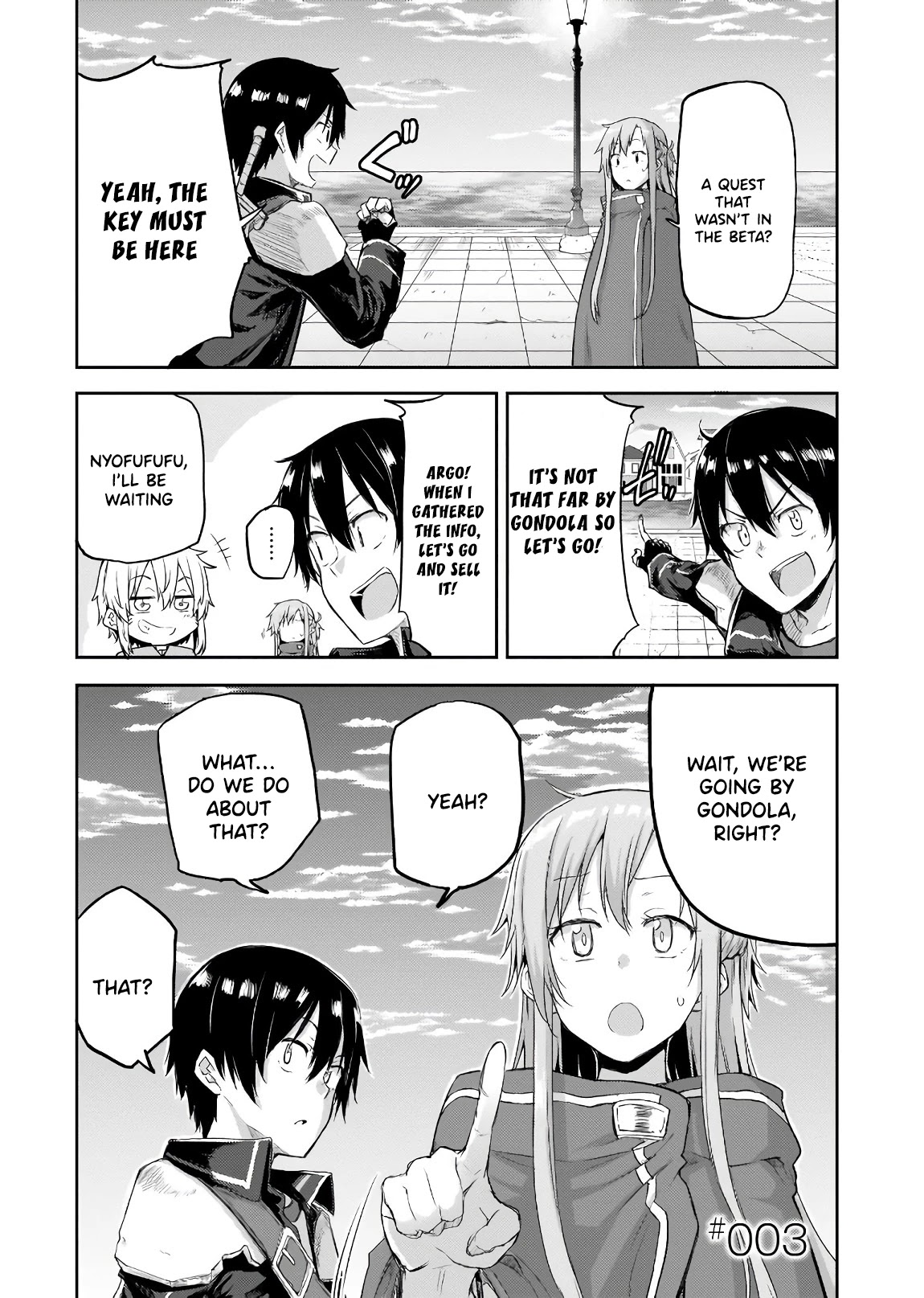 Sword Art Online: Progressive - Houei no Barcarole Chapter 3 page 3 - Chapter 3