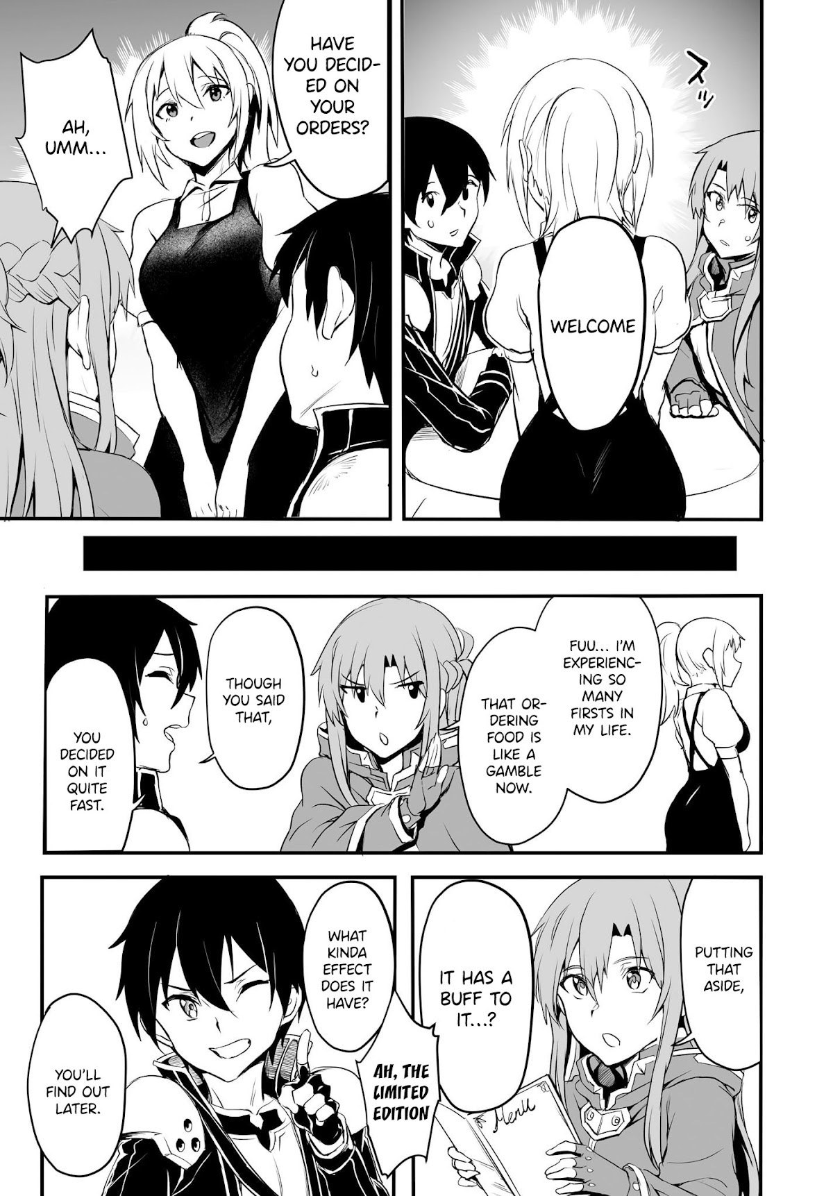 Sword Art Online: Progressive - Kuraki Yuuyami no Scherzo Chapter 1 page 15 - Chapter 1